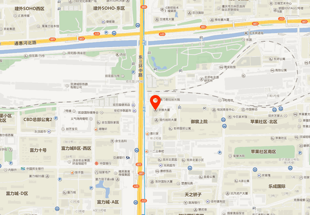 京粮大厦位置地图